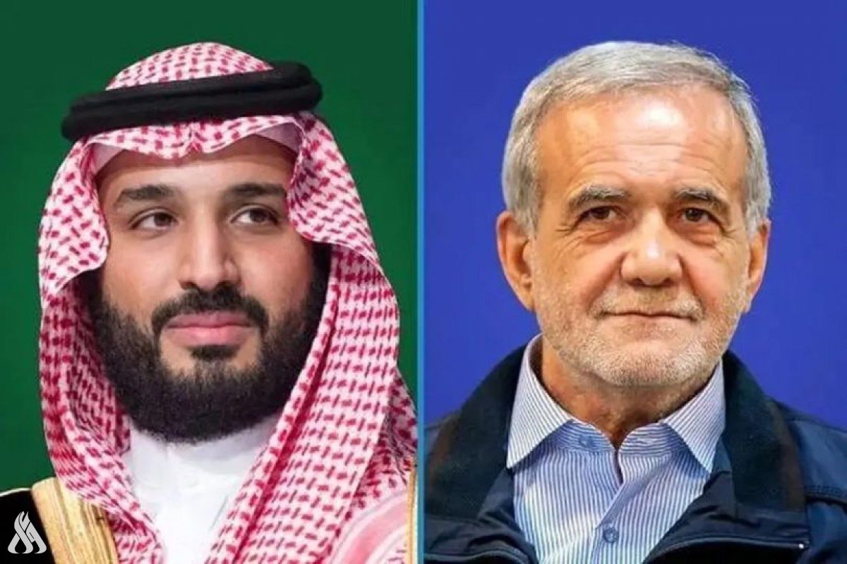 بن سلمان و بزشکيان يبحثان هاتفياً تطورات الأحداث في المنطقة
