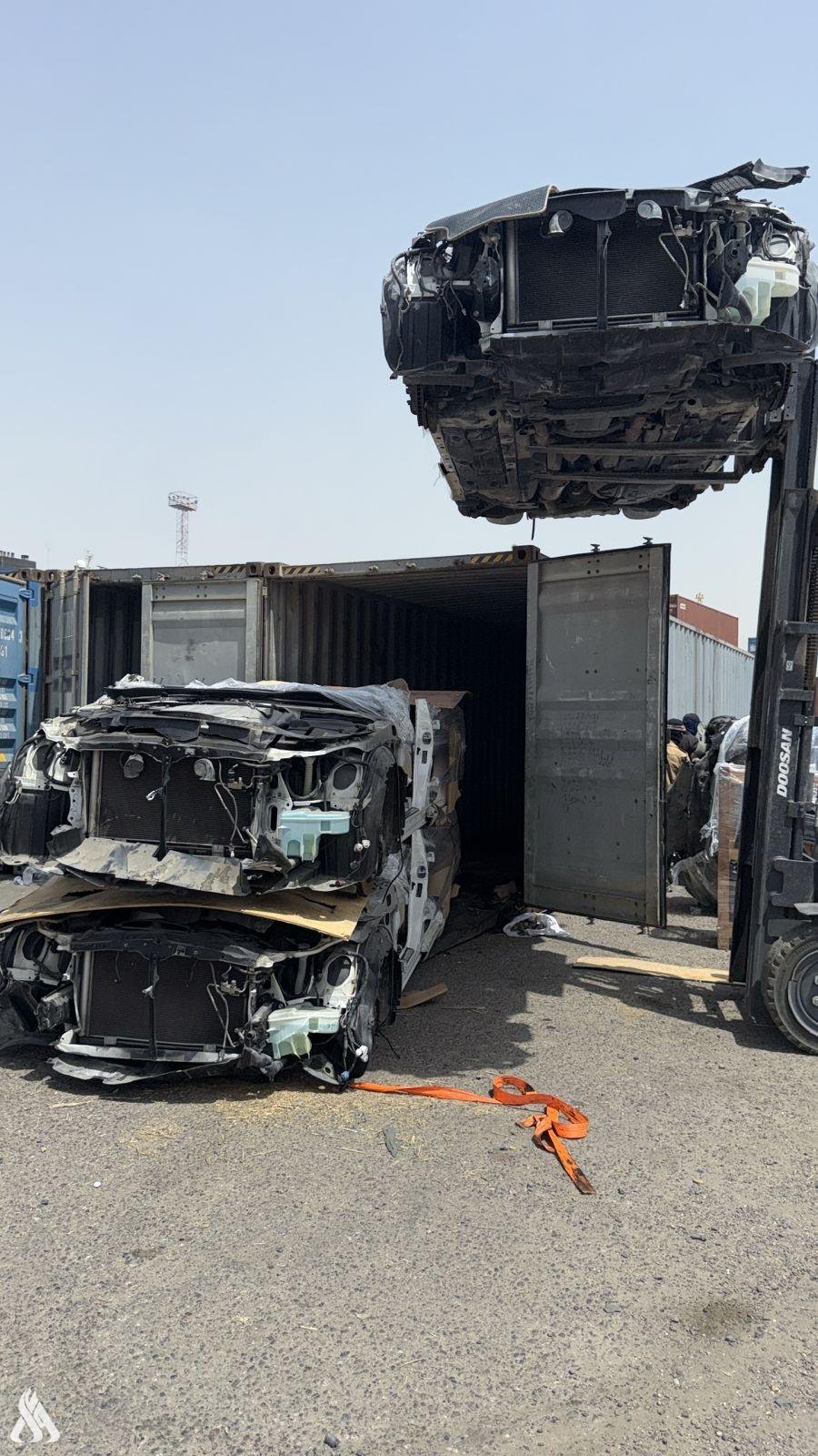 المنافذ: ضبط 30 عجلة معدة للتهريب في ميناء أم قصر الشمالي
