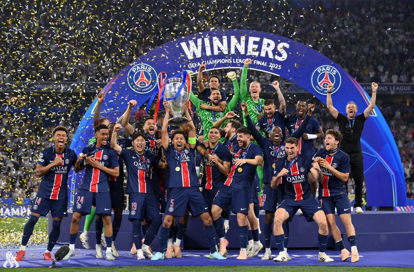 سان جيرمان يكتسح إنتر ميلان ويتوج بطلاً لدوري أبطال أوروبا
