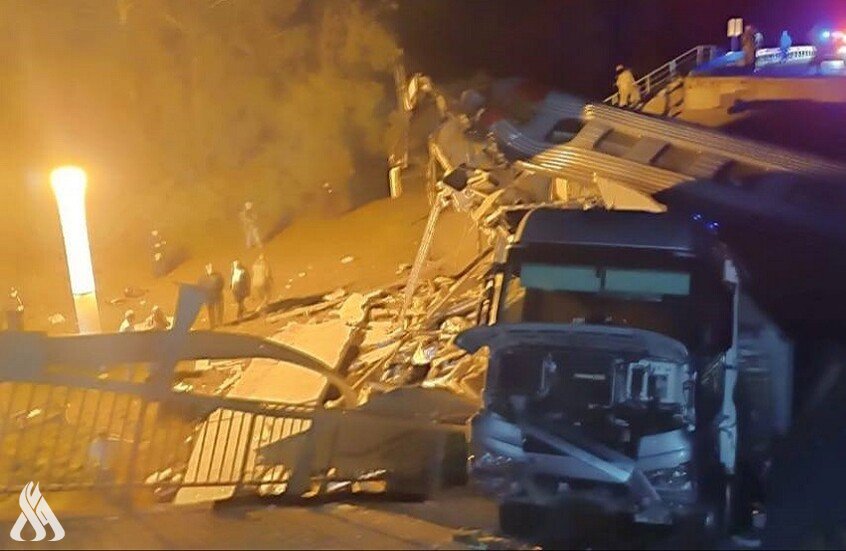 روسيا.. إصابات بانهيار جسر على قطار ركاب في مقاطعة بريانسك