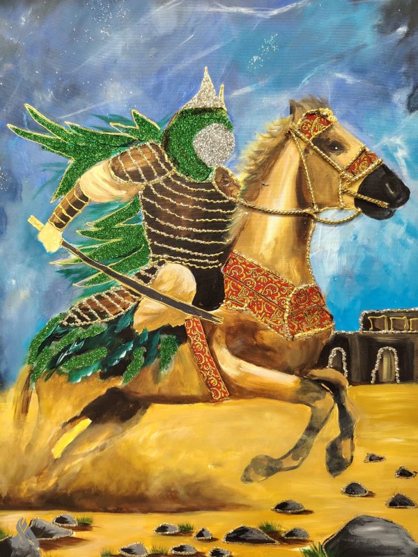 معرض تشكيلي في ديالى بعنوان “الحسين عليه السلام.. دلالة وعبر”