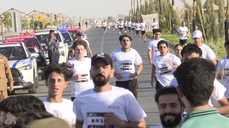نينوى تحتضن أكبر ماراثون في العراق احتفاءً باليوم الوطني